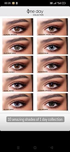 Bella Contact Lenses Bella Collection Zero Power Colour Contact Len\'s (Citrine Crystal)