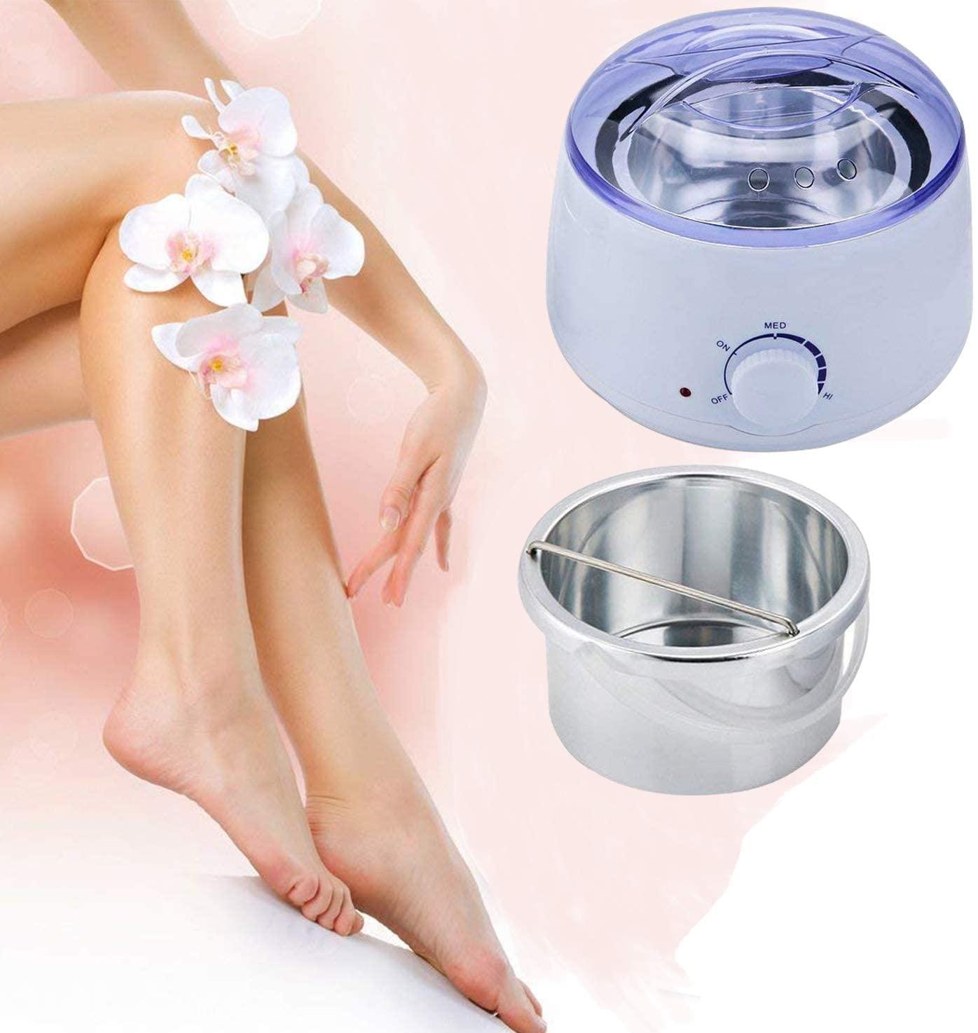 TRK hub Wax Warmer Hot Wax Heater with Hair Removal Wax Beans(100g) and Wax Knife with Waxing Strips for Hard,Strip and Paraffing Hair Removal Waxing Kit For Women(Pack Of 1)(Multicolor)