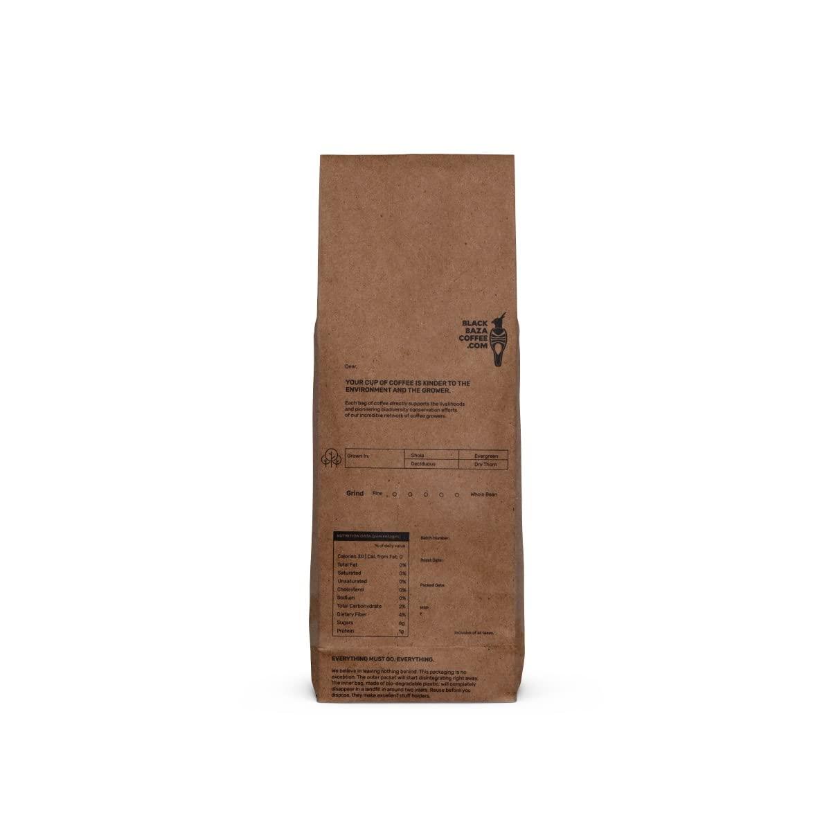Black Baza Coffee Co. Black Baza Coffee, Loris, Dark Roast, Freshly Roasted, Organic, 100% Arabica (Whole Beans, 250 grams)
