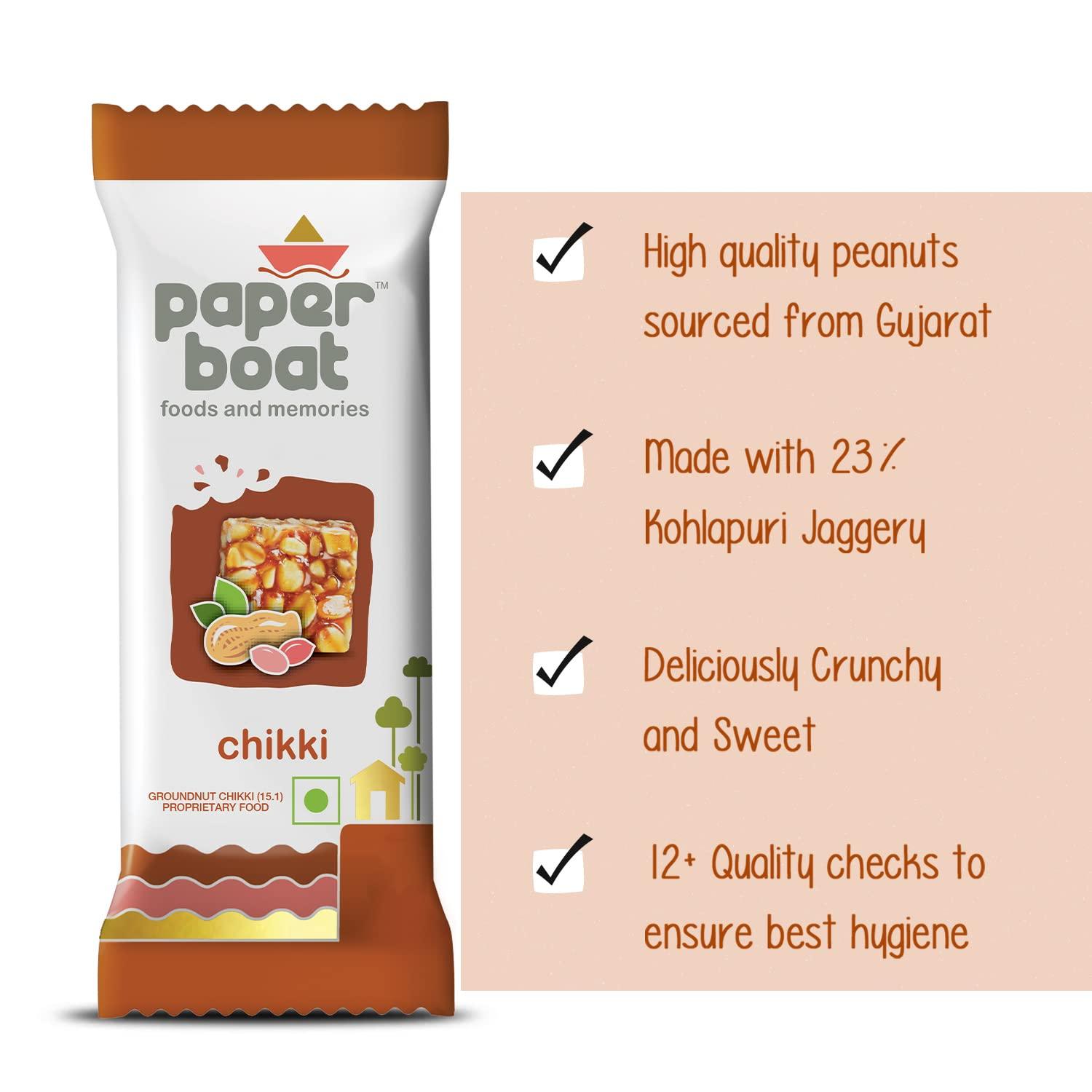 Paper Boat Paper Boat Chikki, 800G Pet Jar +, 30 Units X 28 G