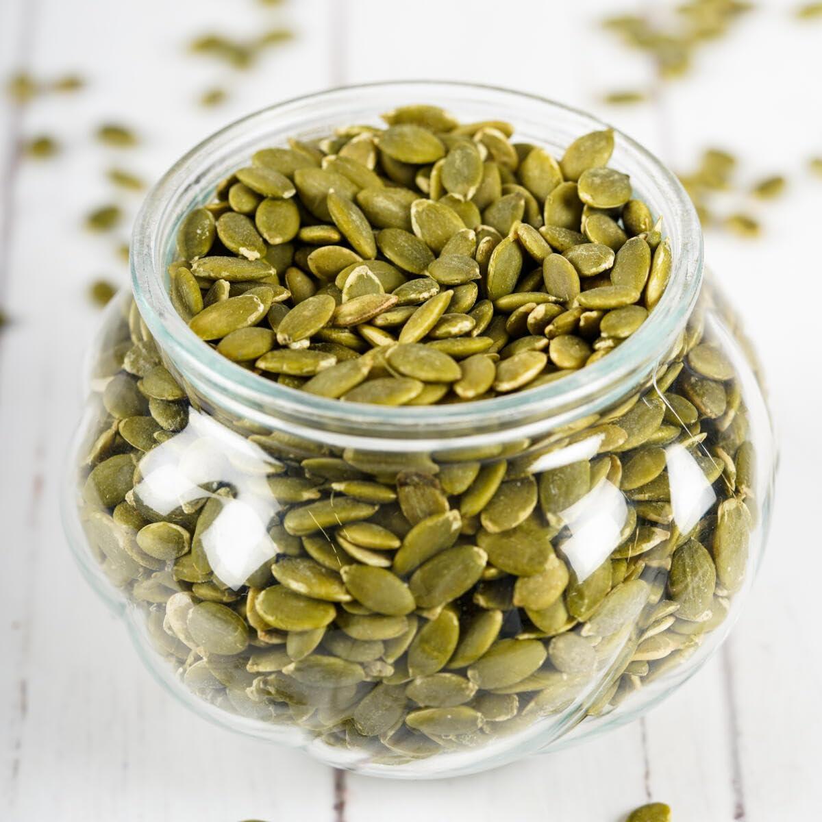 urban platter Urban Platter Roasted & Salted Pumpkin Seeds, 1Kg [Pack of 2 - 500g] (Use in Salads, Trail Mixes, Baked Goods, Granola Bars, Desserts | Source of Protein & Fibre | Keto Diet Friendly | Immunity Booster | Pepitas Seed | Healthy Superfood Snack)