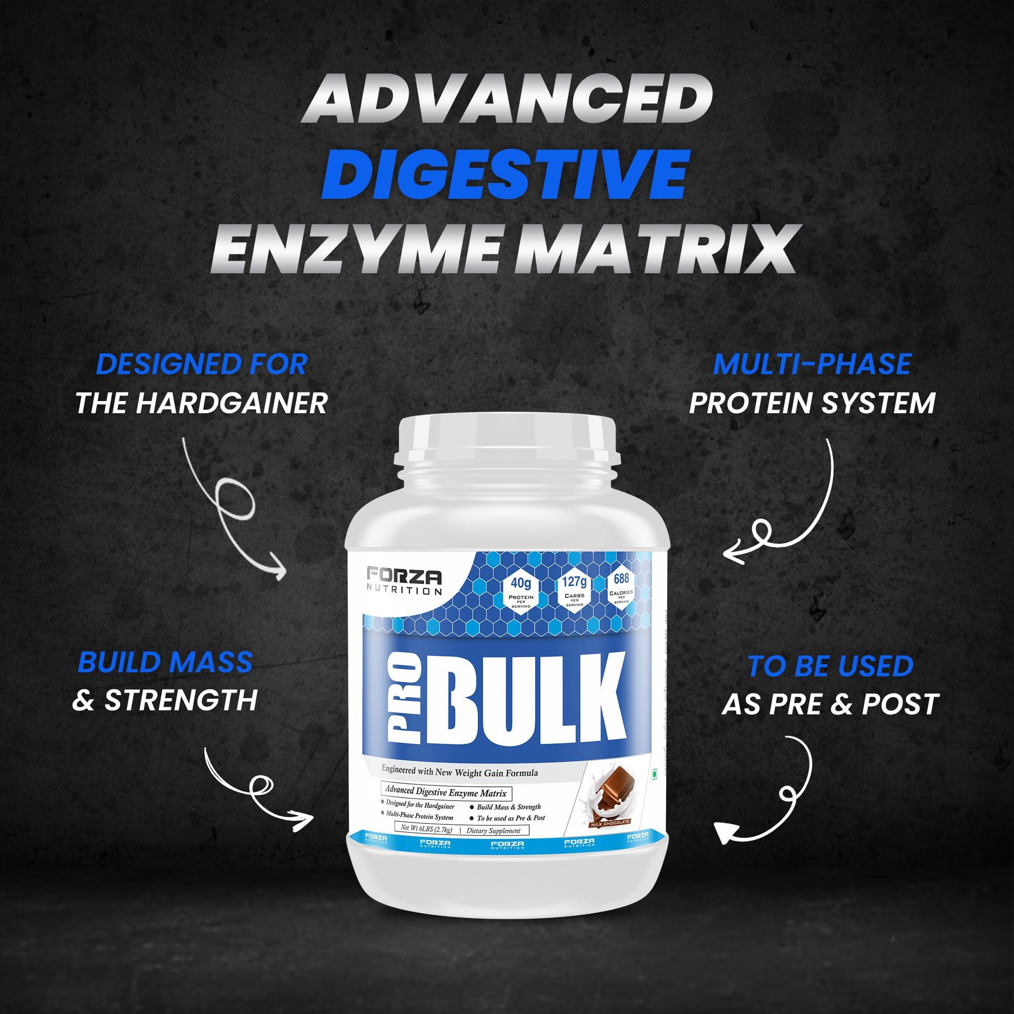 FORZA NUTRITION FORZA NUTRITION PRO BULK MASS GAINER FOR BULKING (CHOCOLATE BLISS) (0.99)