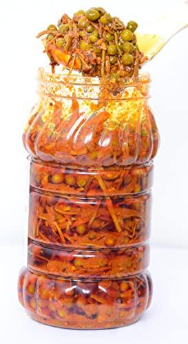 Rajasthani Swaad Rajasthani Swaad Kair Sangari Pickle Homemade Ker Sangri Ka Achar | Marwadi Special Taste , Less Oil | 400 Gram Jar