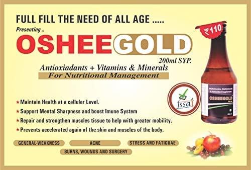 OSHEEKA PHARMACEUTICALS OSHEEKA Osheekagold Antioxydant Multivitamins Multiminerals Tablets For Nutritional Management (Pack of 6)