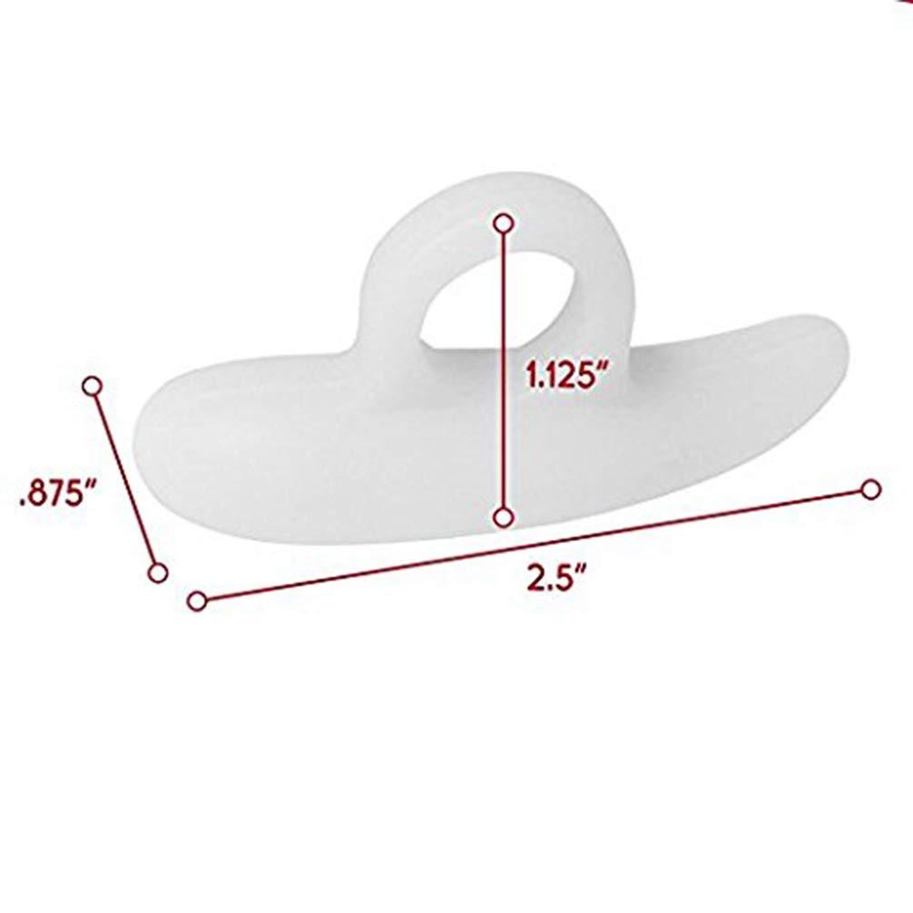 SUPVOX SUPVOX Gel Hammer Toe Crest Pad Hammer Toe Pads Gel Support Crest Cushion For Mallet Toes and Overlapping Toes 4 Pairs