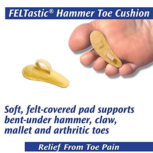 Pedifix PediFix Felt Hammer Toe Crest Cushion, Medium 8+, Right