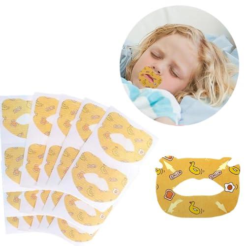Kofati Anti-Snoring Sticker non-woven fabric Anti-Snoring Sticker Mouth Correction Sticker Mouth Tape for Sleeping,Kids Sleep Strips, Mouth Strips for Sleeping,for Children Adult Night Sleep(30 pcs)