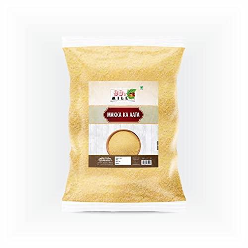 90's MILL Organic Makki ka Atta | Corn Flour | Makka Ka Atta | maize kernel (500 g)