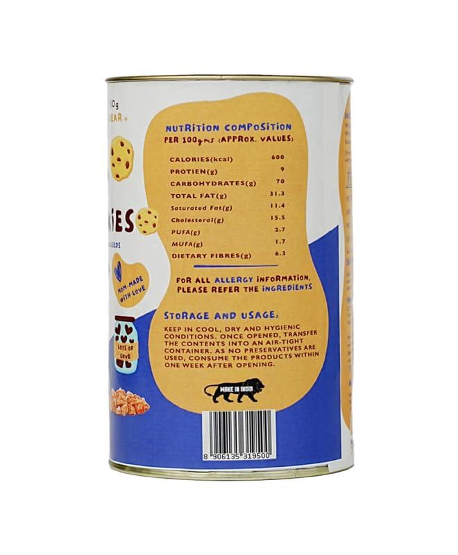 LITTLEFINGERS Little Fingers Organic Cookies with No refined sugar and preservatives For Kids - 150 g | Suitable for 1 years + (CHOCOLATE CHIP, Pack of 1)