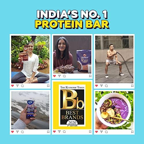 Yogabar Yogabar Dessert Protein Bar - No Added Sugar Snacks | Guilt Free Chocolate Fudge Brownie & Nutty Fudge Brownie | Healthy Snacks with Premium Protein derived from Almonds & Pure Whey | Protein Snacks