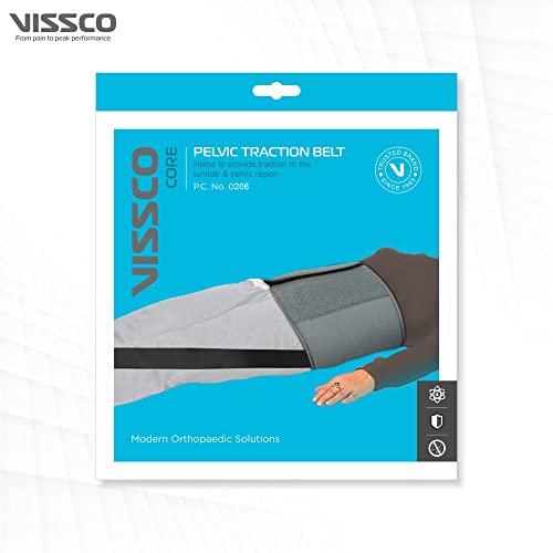 Vissco Pelvic Traction Belt for Vertebral fractures Sciatica Chronic low back pain Prolapsed intervebral disc Large