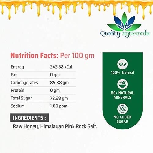 Quality Ayurveda Quality Ayurveda Sleep Elixir Raw Honey With Pink Himalayan Salt For Better & Sound Sleep Pack of 3