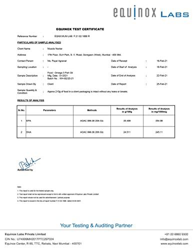 Muscle Nectar Muscle Nectar (MN) Omega 3 Fish Oil Double Strength 2000mg for Men & Women - Molecularly Distilled (1000mg EPA/DHA) (60 Soft gels)