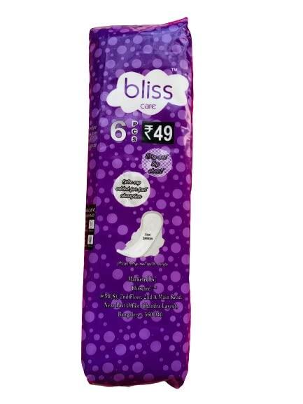 Bliss Care Bliss Care Maxi Sanitary Napkin (6 Pads/ Pack) (25 Packs)