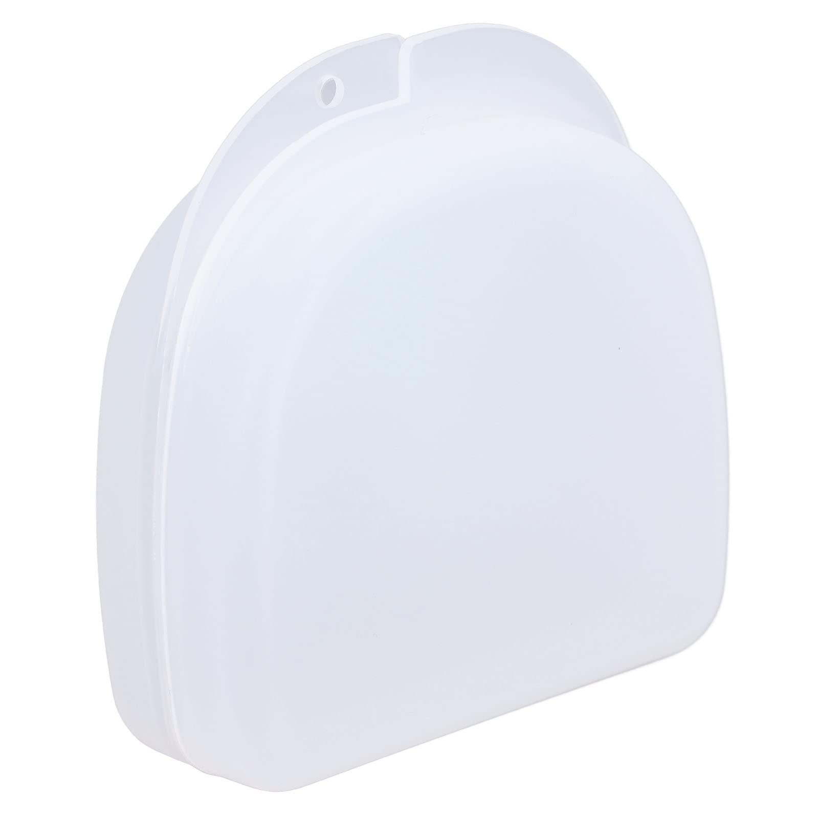 Fabater Denture Storage Box, Anti Impact Firm Sturdy Mouth Guard Container Waterproof Denture Case for Home Travel for Dental Clinic