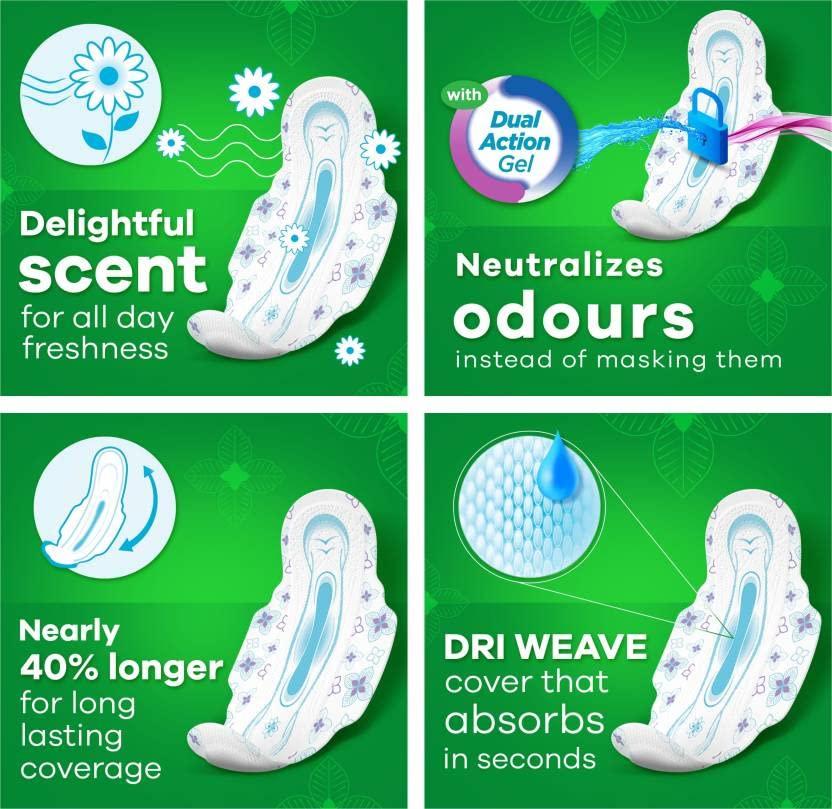 Whisper Whisper cleans 50s plus Panty liner 20s Sanitary Pad (Pack of 50)