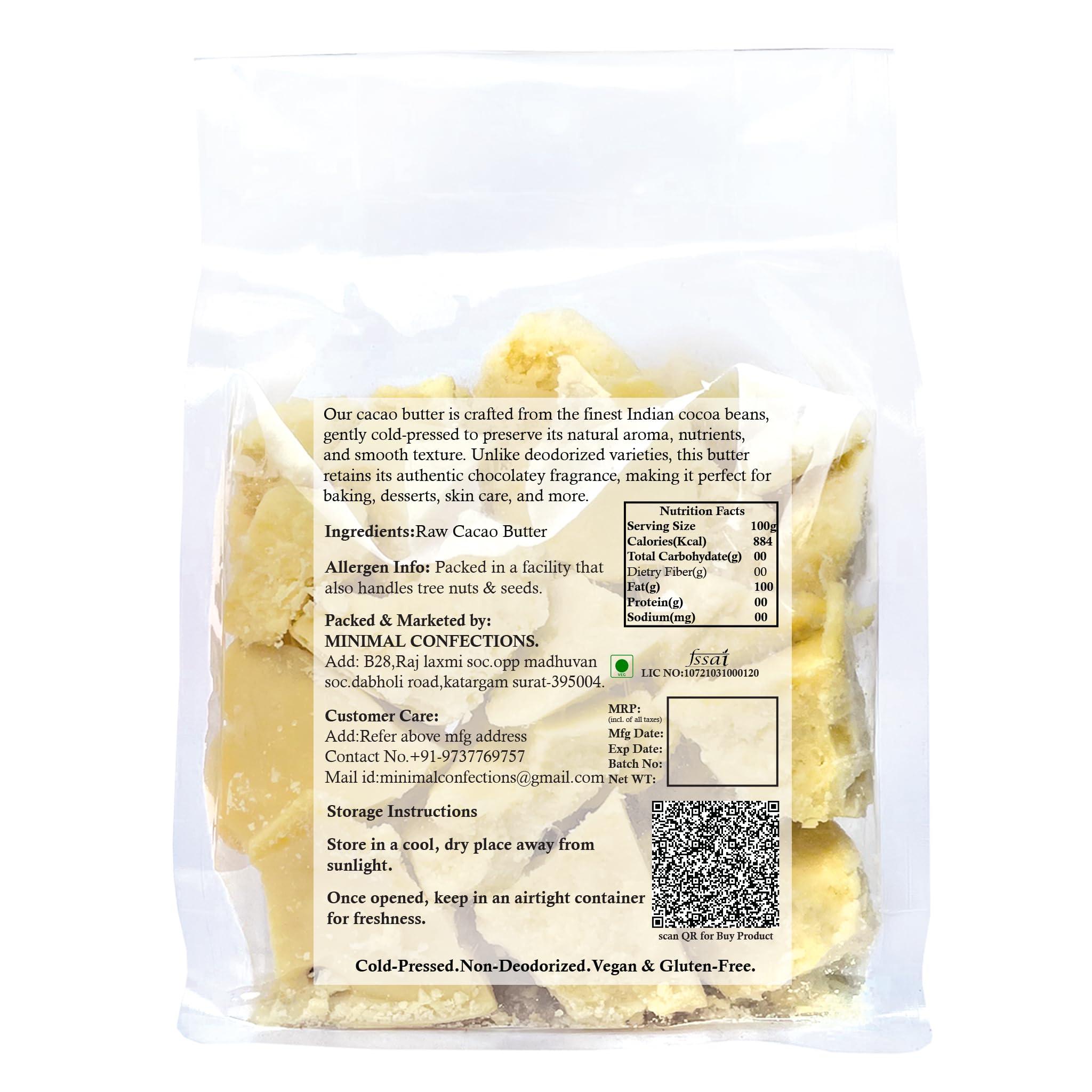 minimal Minimal Cocoa Butter,250Gr