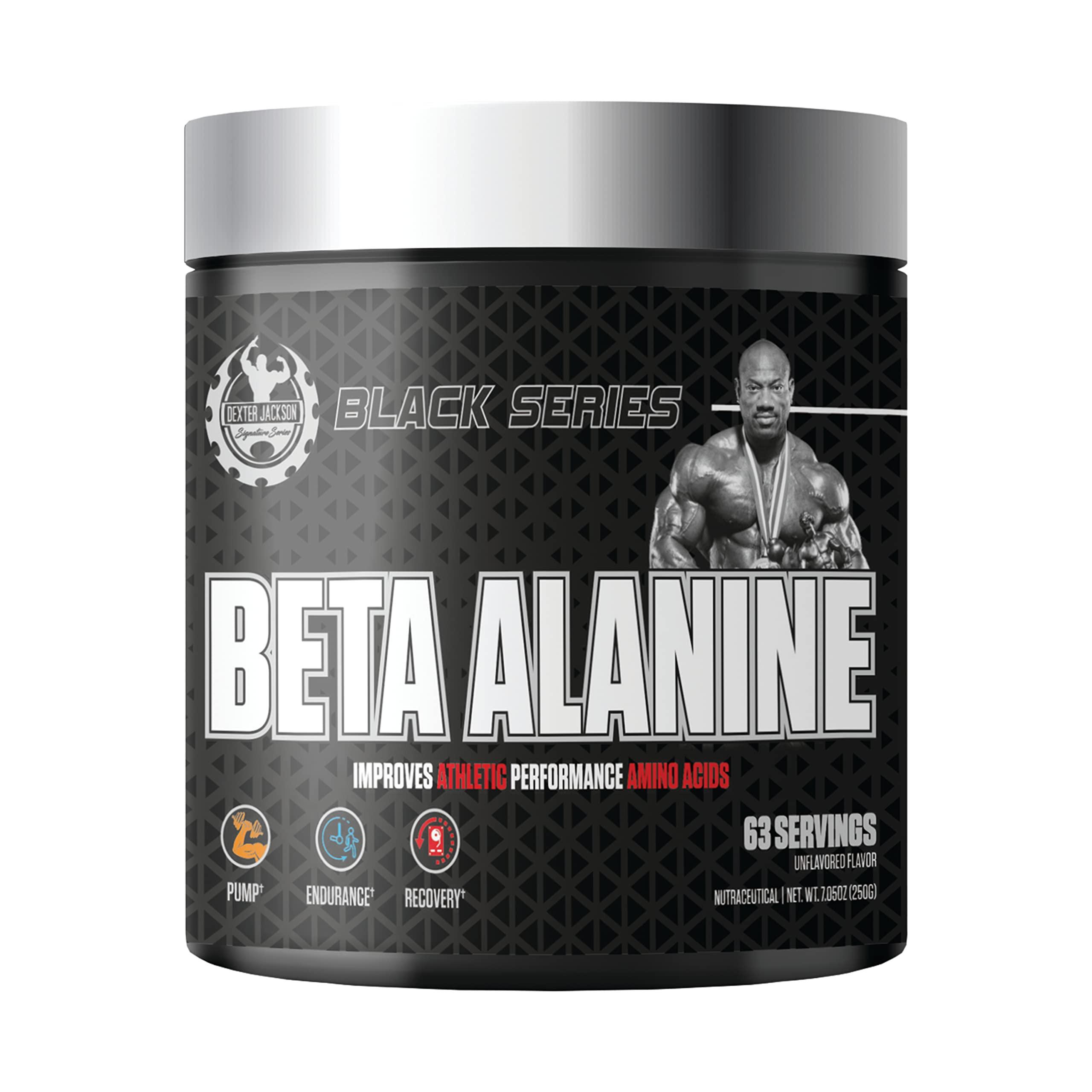 Dexter Jackson Signature Series Dexter Jackson Signature Series Black Series Beta Alanine|Enhance Endurance And Performance|63 Servings, 250G - Premium Amino Acid Supplement For Athletes - Powder