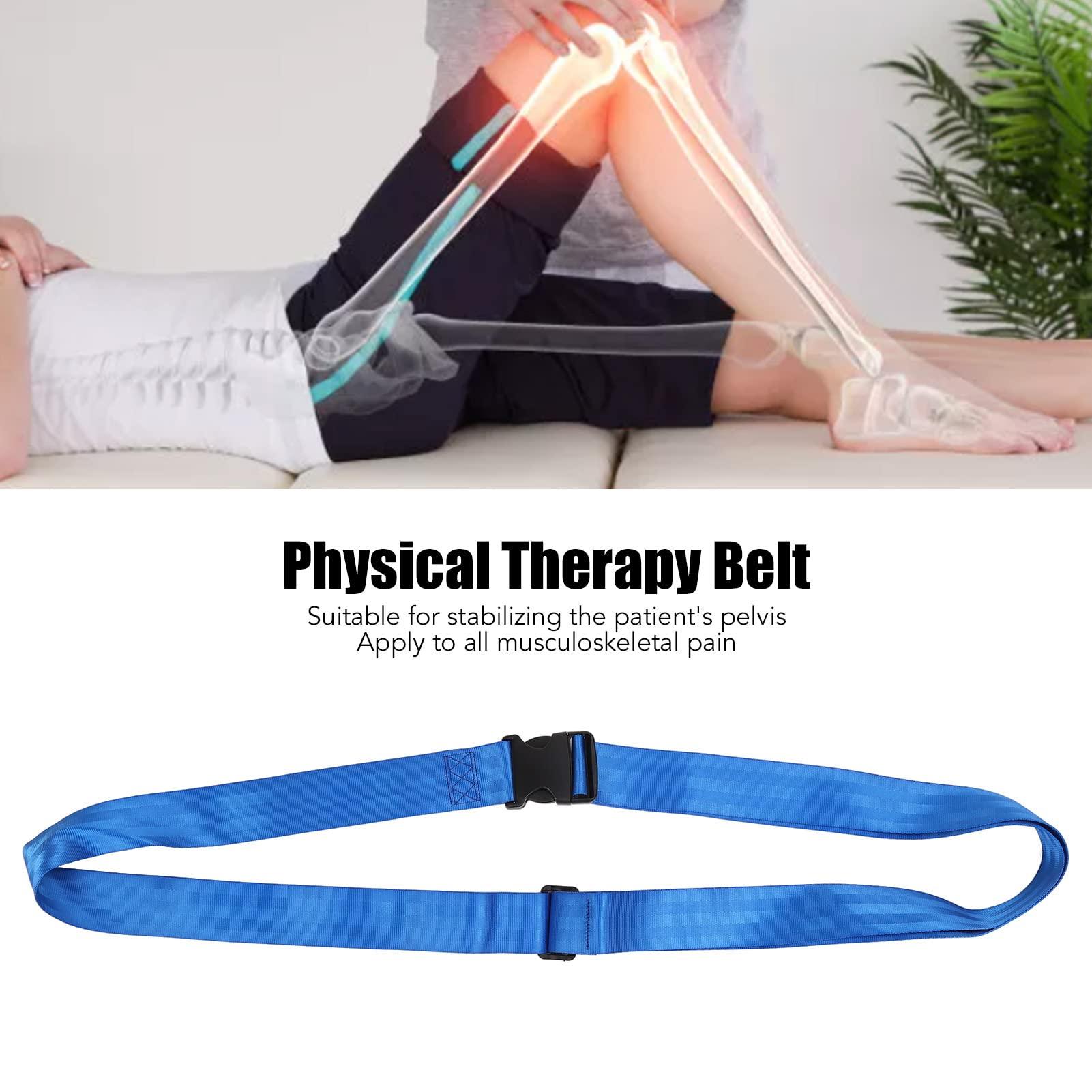 LIANAI Mulligan Mobilization Belt, Extremity Mobilization Belt for Physical Therapy, Stretching, Mobility and Manual Therapy, Adjustable Fun Gait Belts, Stretch Out Strap (Blue)