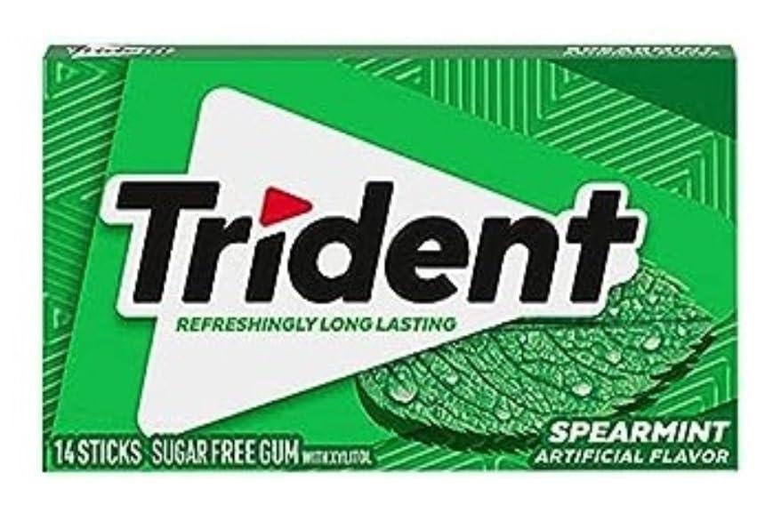 Generic Trident Gum Variety Pack Long Lasting (Original,Watermelon,Spearmint,Peppermint,Cinnamon,Tropical,Bubble Gum,Berry Lime) Classic Chewing Gum Each 26gm Pack Of 8