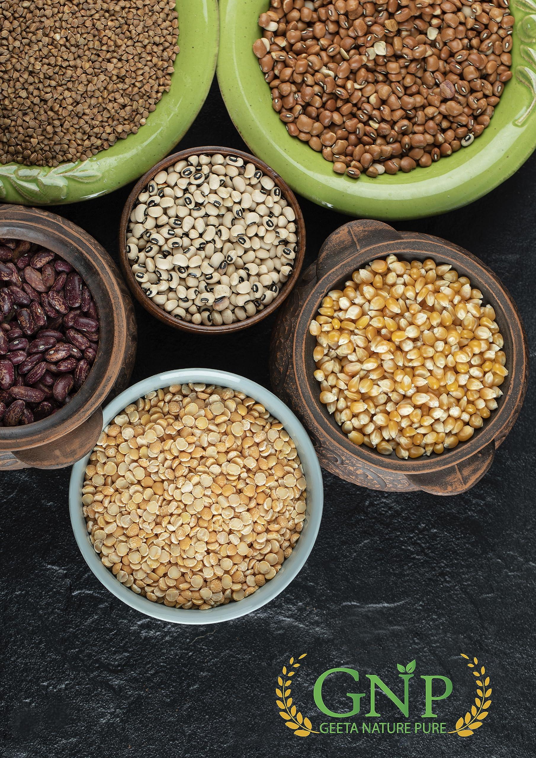 GEETA NATURE PURE GEETA NATURE PURE Chana Dal Sabut/Unpolished Chana Dal - Organic Healthy Pulses/Bengalgram/Kandi pappu/Chana Dal - 100% Organic (Pack Of 250 Gram)