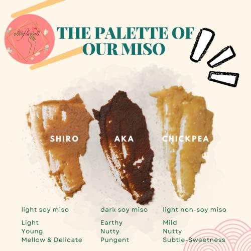 Alla's Posh Flavors Alla's Posh Flavors Dark Soy Aka Miso Paste | Authentic Japanese | Formulated & Made under Japanese Guidance | Contains Live Koji Probiotics | No Preservatives | 100% Natural (Aka Miso, 200 Grams)