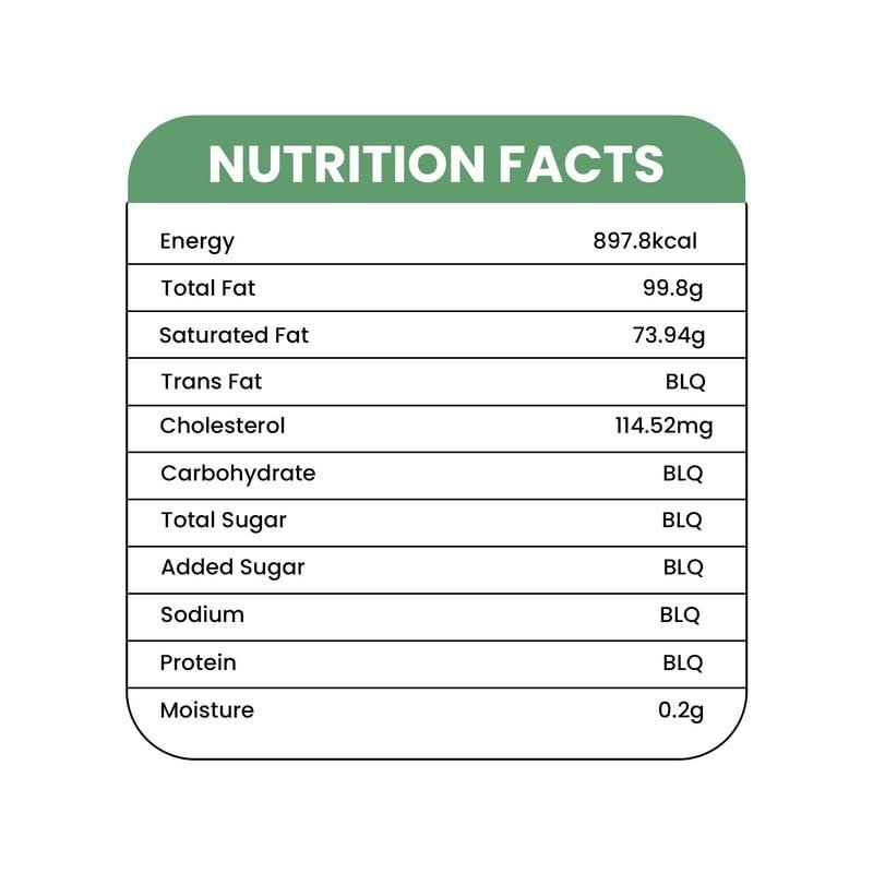 Courtyard Courtyard Farms Goat Milk Ghee - 100% Natural I Grass Fed I Traditional I 200 Gram Glass Bottle Jar