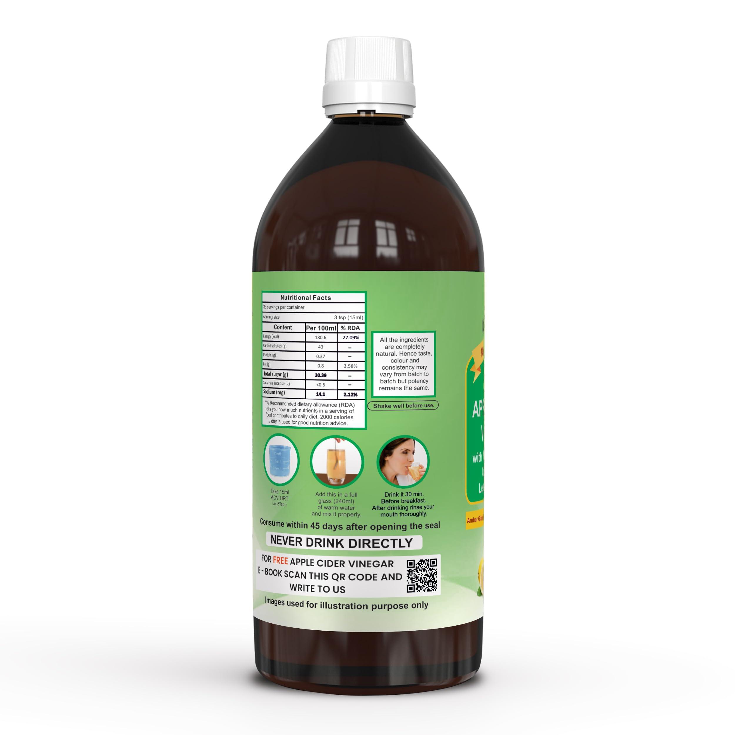 Dr. Patkar's Dr. Patkar's - Apple Cider Vinegar with Ginger, Garlic, Lemon, & Honey (500ml)