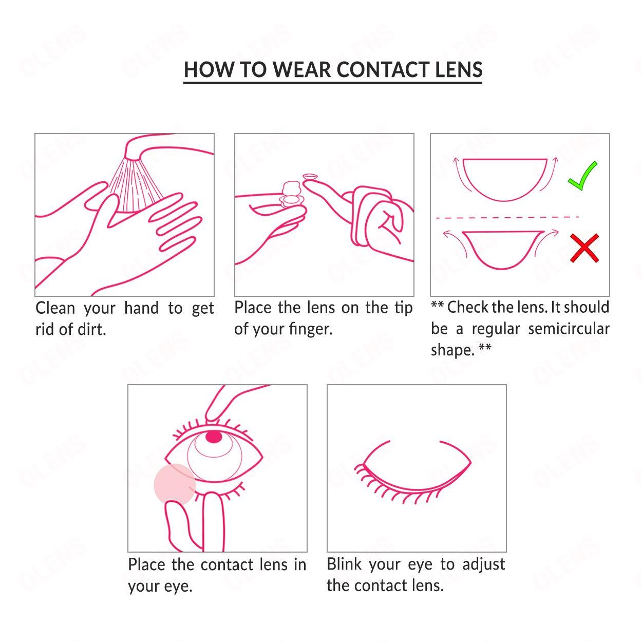 O-Lens O-LENS Russian Velvet Green - Coloured Contact Lens (Monthly Disposable, -0.50 / 2pcs / Green), Natural Looking & Comfy Eye Color Lenses