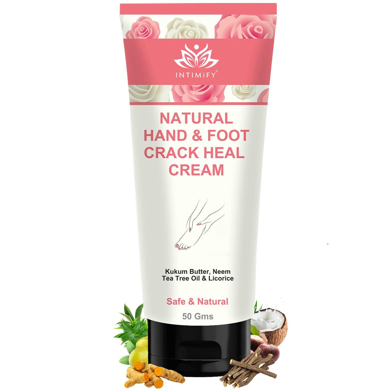 INTIMIFY INTIMIFY Foot Cream for Cracked Heels, Foot Cream For Dry Feet, Foot Crack Cream For Women & Men 50 gm (Pack of 1)