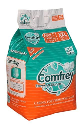 Comfrey Comfrey Adult Pull Ups, XXL Size, 10 Pcs, Waist Size 41"-60" (105-153cm) (Pack of 1)