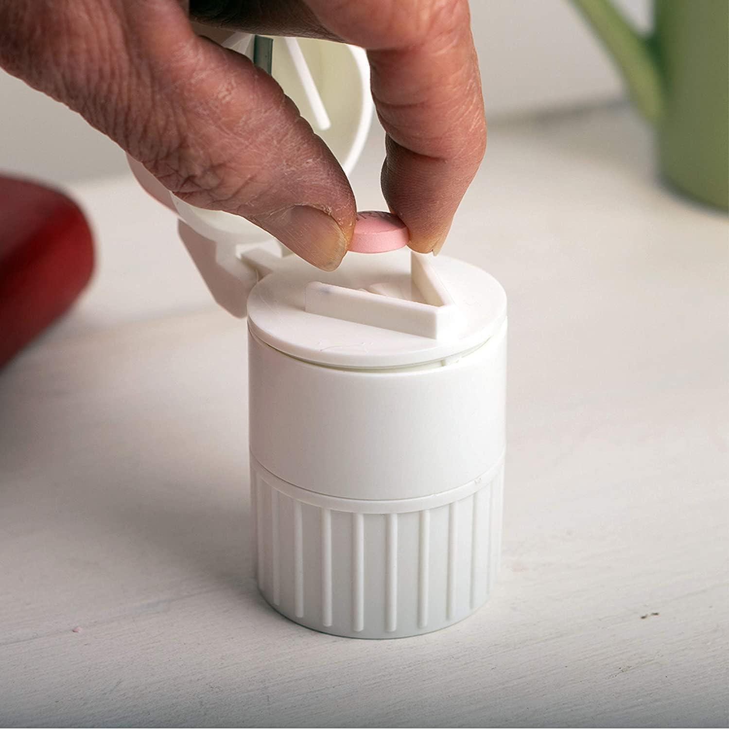 DOSJNI DOSJNI Pill Cutter Crushers & Splitters Portable Plastic Pill Cutter Tablet Cutter Divider Medicine Organizer Abs High Grade, Perfect fot Travel, Ideal for Purse or Pocket (SET OF 01)