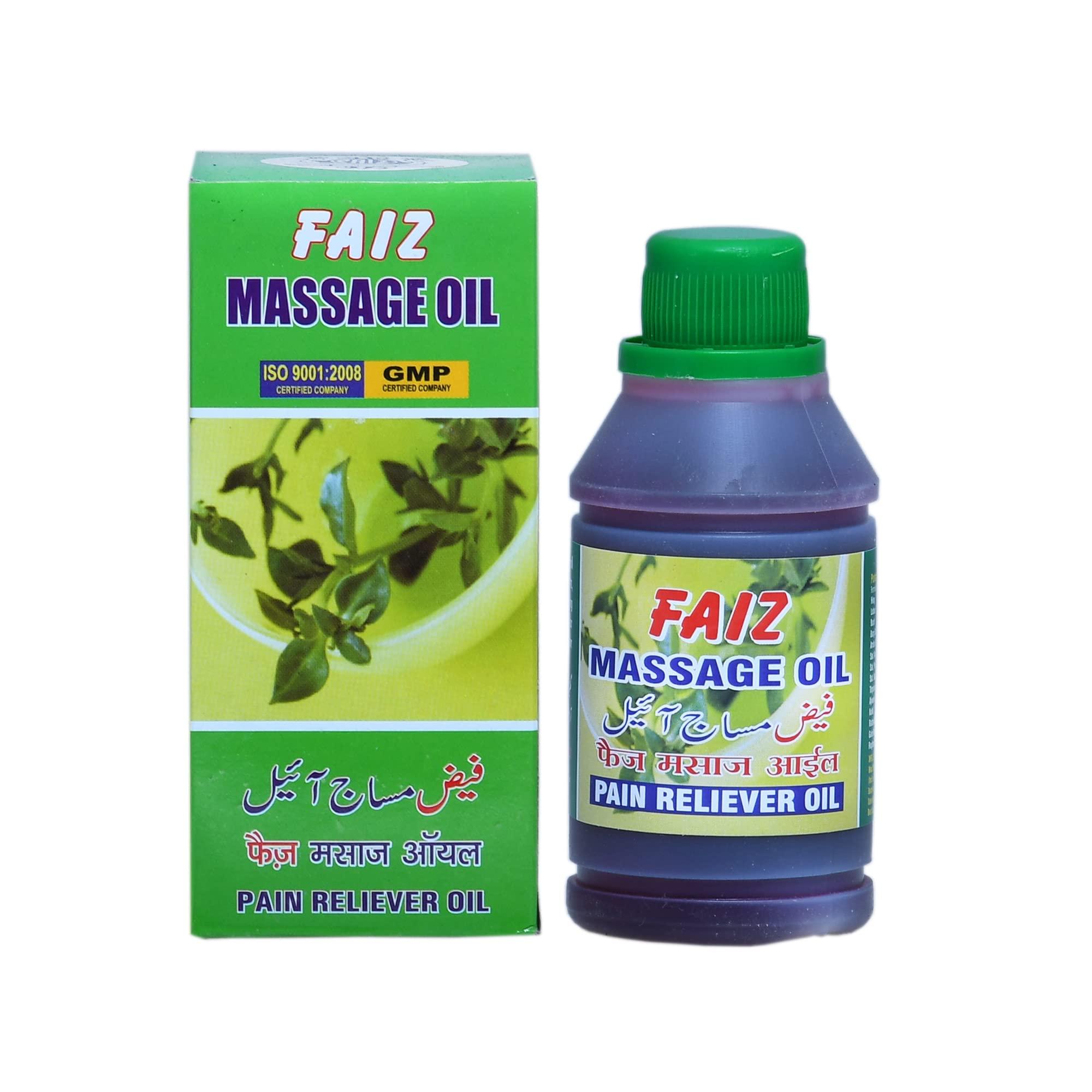 Faiz Faiz Pain Reliver Massage Oil For All Types of Body Pains/ Quick Action Pain Reliever Massage Oil Helpful In Relieving Pain & Inflammation In Joints, Back Ache, Arm, and Leg Pain Used For All Types of Body Pains
