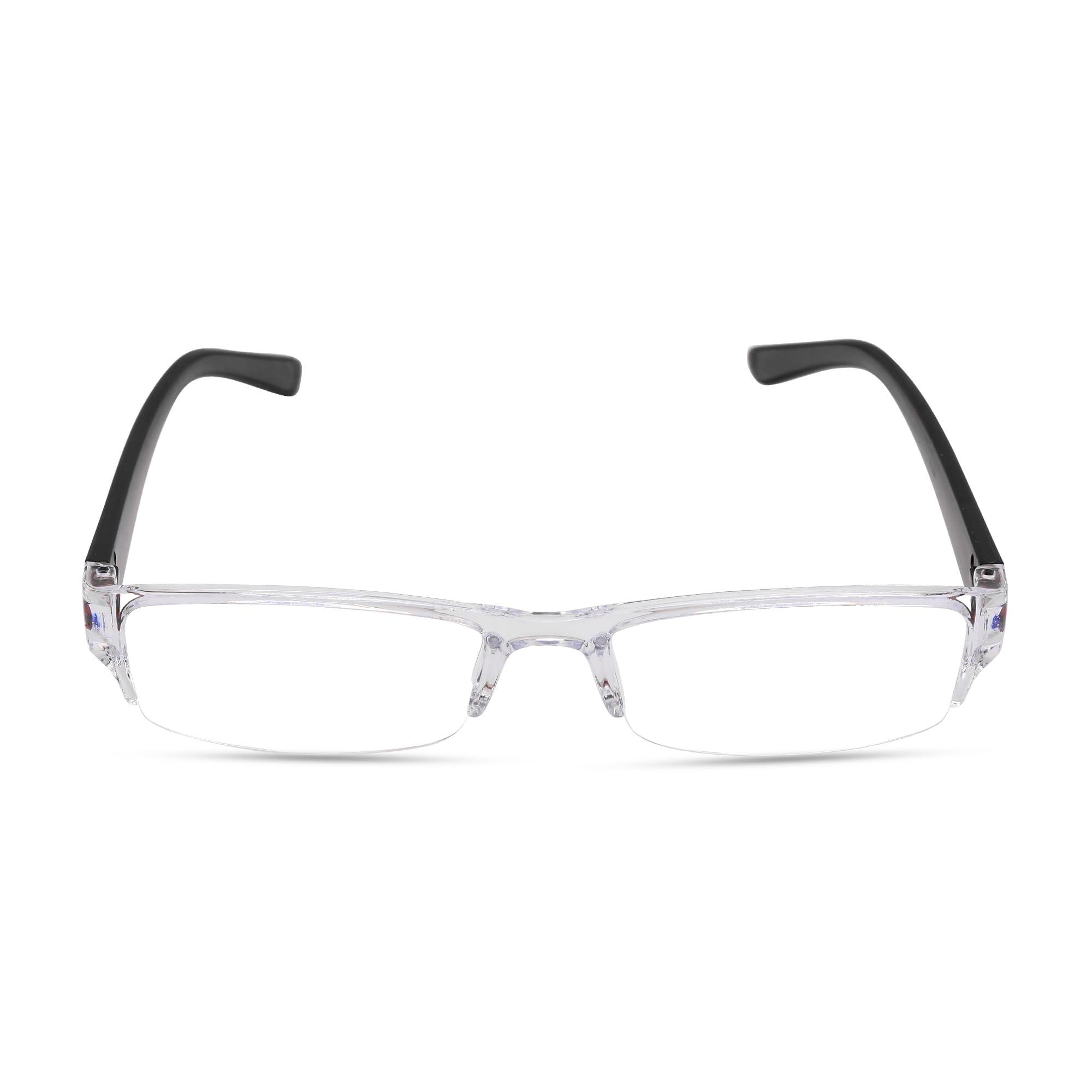 ILiFF ILiFF Compact Reading Glasses - Unisex TR90 Frame, Near Vision CR Lens, Anti-Glare Protection for Mobile, Books, and Laptops (+2.50)