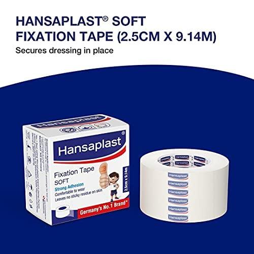 Hansaplast 1 pc of 10cm *4m Hansaplast Crepe Bandage+1 pc of 2.5cm*9.14m Fixation Tape
