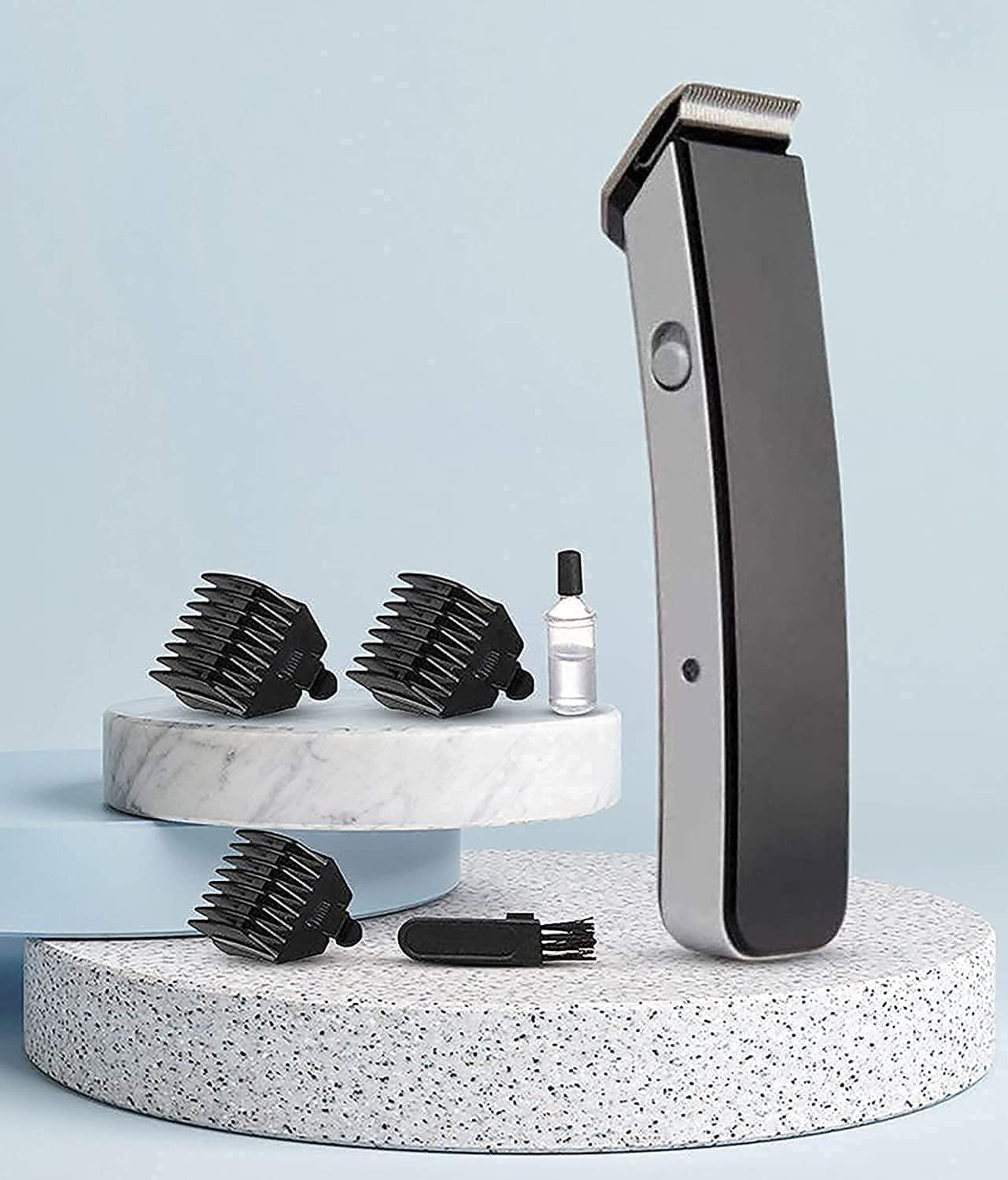 PIPALIYA PIPALIYA Rechargeable Cordless Men Trimmer Shaver Machine for Beard & Hair Styling with 3 Extra Clips | Hair Clipper for Men & Boys | Multi-color | Pack of 1