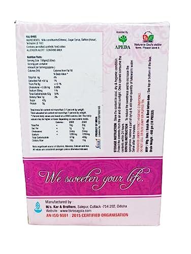 Bikalananda Kar\'s Bikalananda Kar\'s Oriya Sweets KALA JAMUN Indian Mithai - Salepur Mitha, 1KG (Pack of 2)