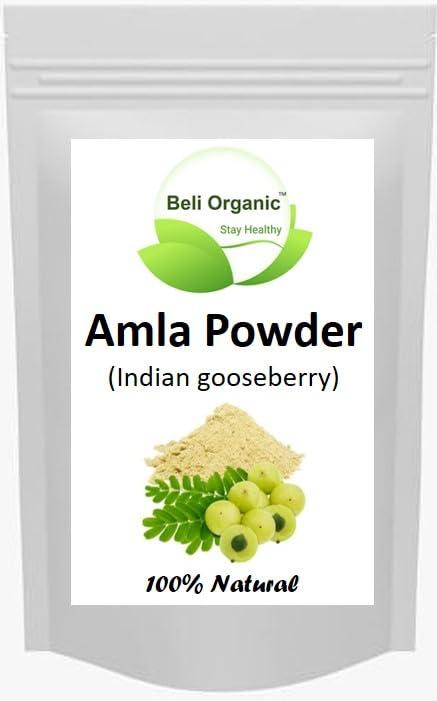 Generic Beli Organic 100% Pure Amla Powder | Indian Gooseberry Fruit Powder - 100g