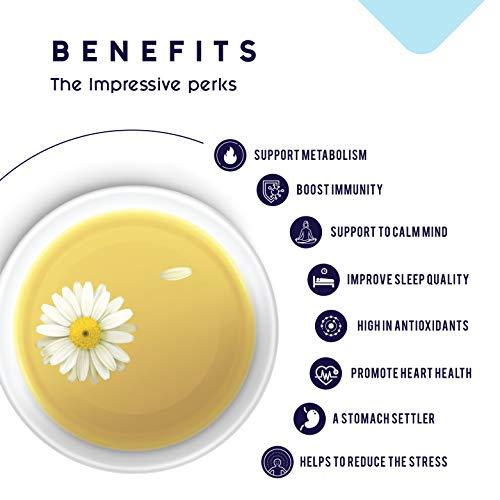 CARE CARE Turmeric Chamomile Herbal Tea - 60 Tea Bags | Pack of 4 (15pcs X 4 Pack) | Chamomile Green Tea | Chamomile Herbal Green Tea