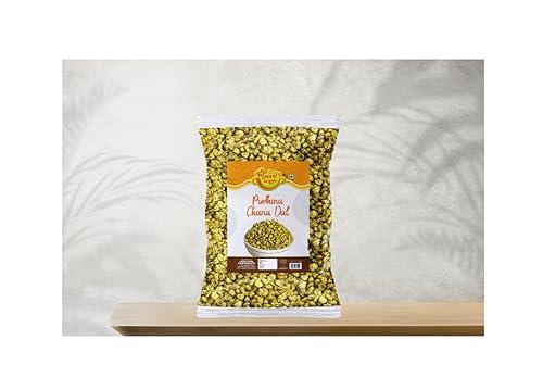 MMAA\'S VEGGIE Mmaa\'s Veggie Roasted Chana Dal Nimbu Pudina Chana Dal | Roasted Nimbu Pudina Masala Chana Dal | Nimbu Pudina Chana Gluten Free, Vegan Snack Spicy Namkeen Anytime Savoury Snack-850g*5Pack