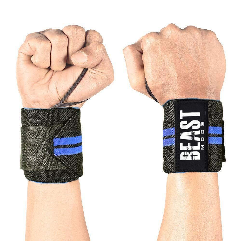 GymWar GymWar Weightlifting Workout Gloves with Wrist Wrap Support for Good Grip, Full Wrist Protection- Suitable for Men and Women- Ideal for Weightlifting, Crossfit Training, Fitness, Pull Ups