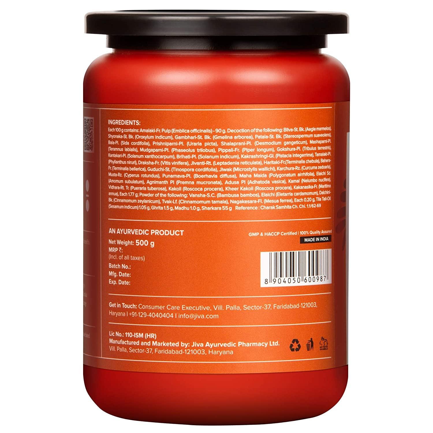 Jiva Jiva Cough & Cold Combo | Kasna Syrup 200ml | Ayurvedic Chyawanprash 1Kg | Flucon 120 Tablet | (Combo of 3)