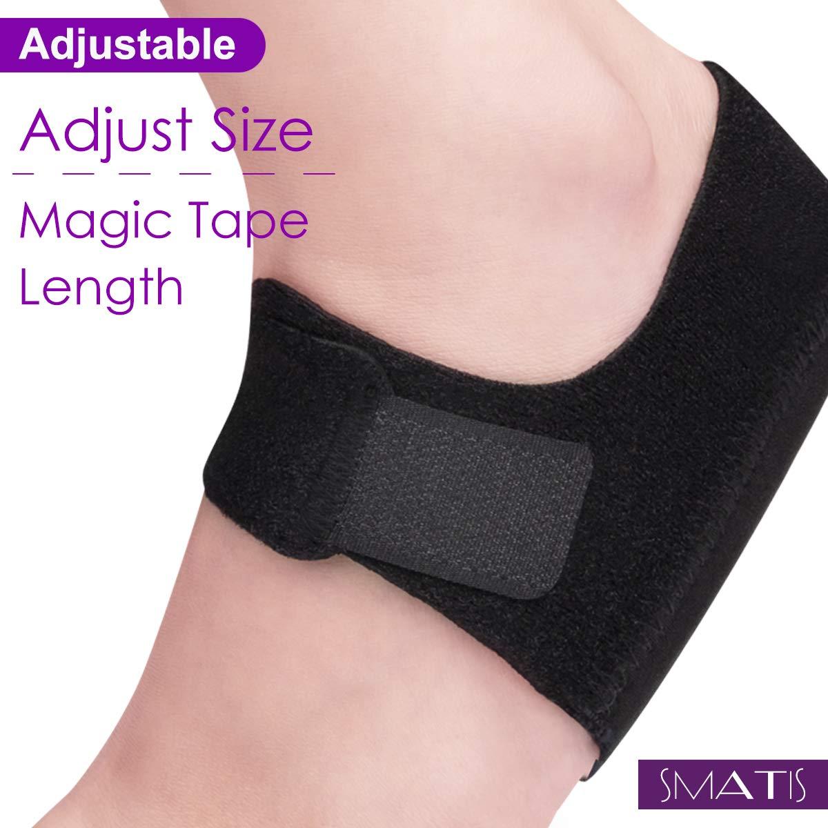 SMATIS SMATIS Heel Protectors, Heel Cups for Plantar Fasciitis, 2PCS Heel Cushion for Achilles Tendonitis Bone Spur Aching Feet Relieve Heel Pain(Size: Women 6-11 + Men 6-10)