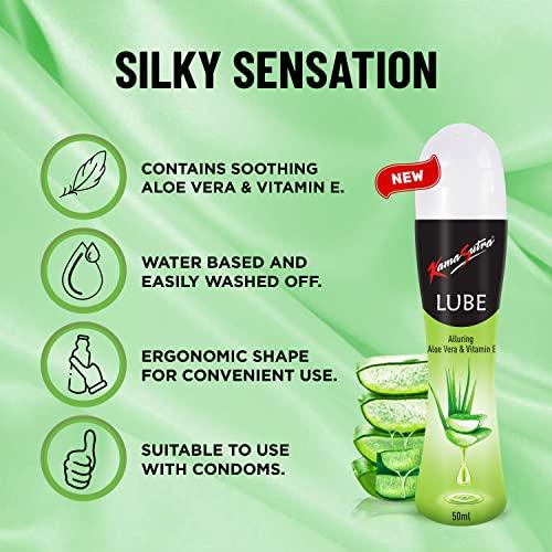 KamaSutra KamaSutra Ultradotted Condoms for men Count 20 with Aloe Vera Lube Water Lubricant 50ml