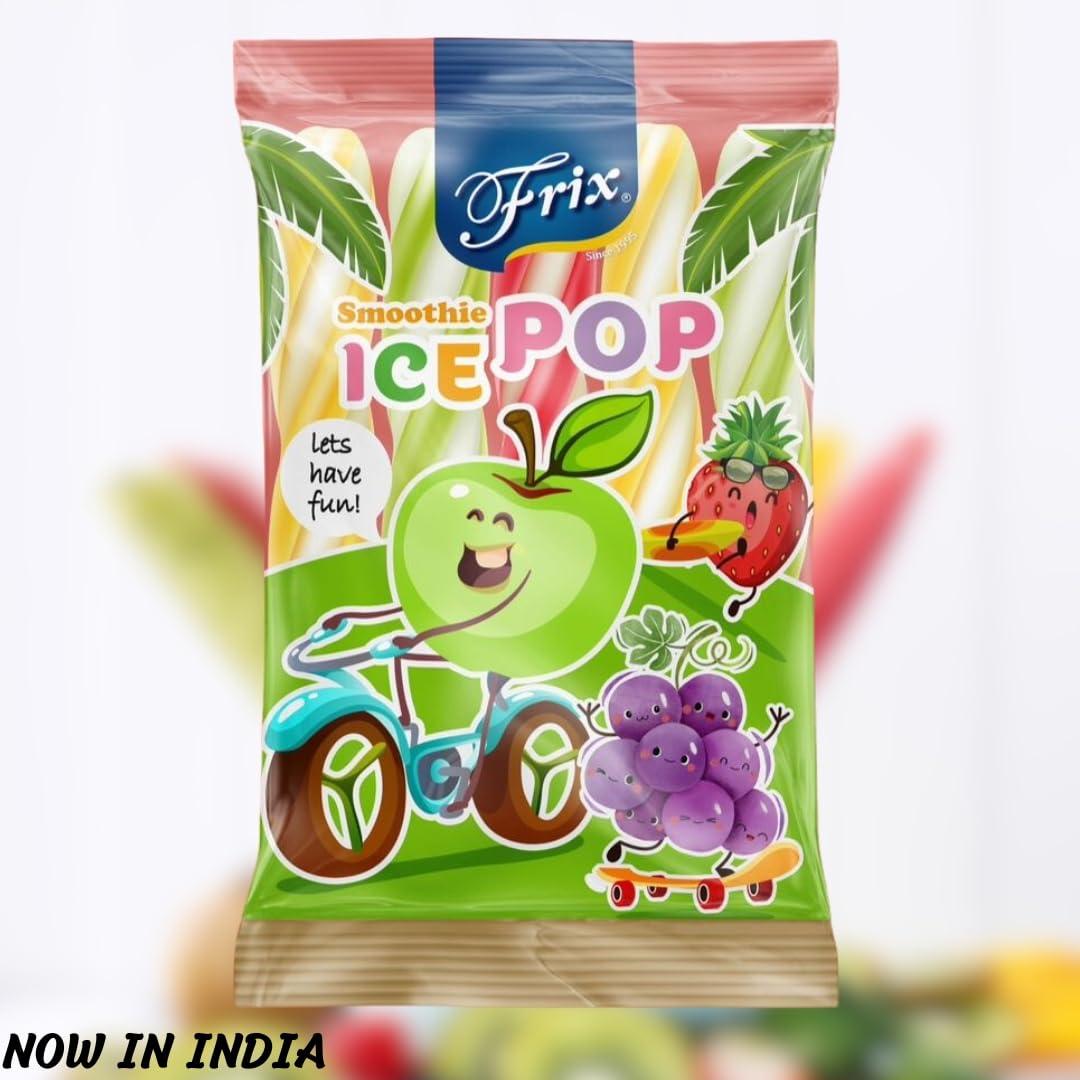 Frix. Frix Ice Pop I Freezer Pops I Teeth Friendly I Smoothie - (450ml)