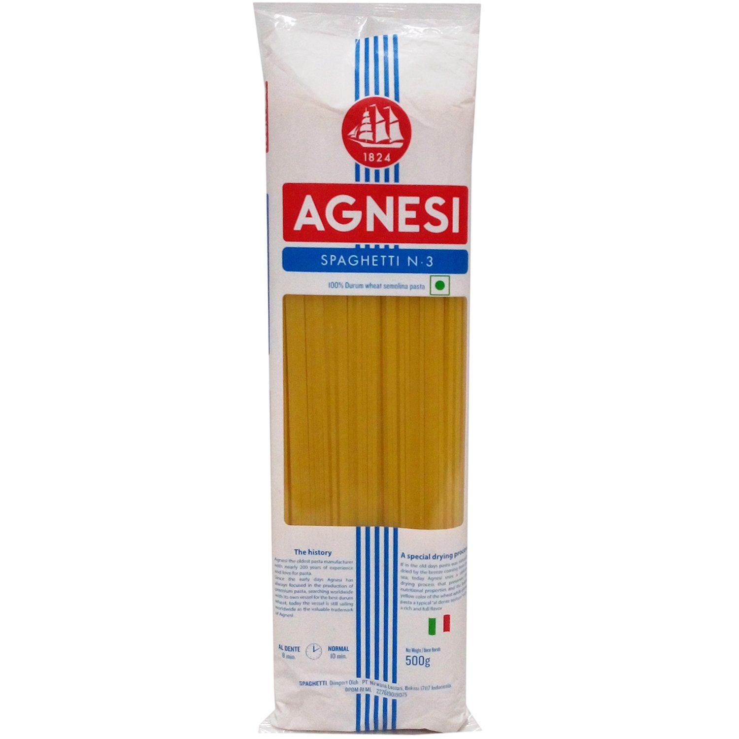Agnesi Agnesi Pasta - Spaghetti No.3, 500g Pack