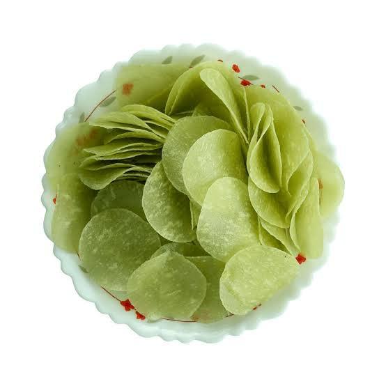 Generic Green Chilly Crispy Rice Khichiya Appalam papad 300grams