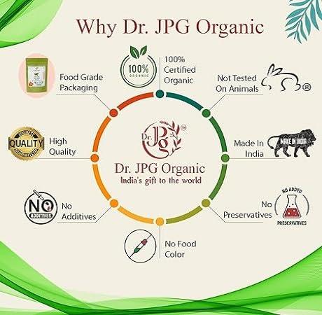 NAPP MART Dr. JPG Organic Bael Fruit Powder-200g / Wood Apple/INDIA ORGANIC Certified.