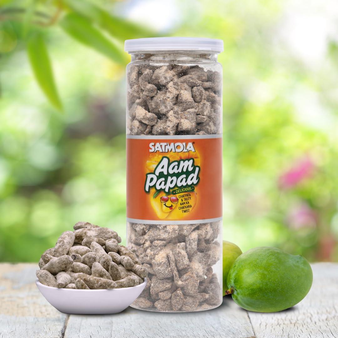 Satmola Satmola Aam Papad: Authentic Indian Mango Fruit (Pack of 4)