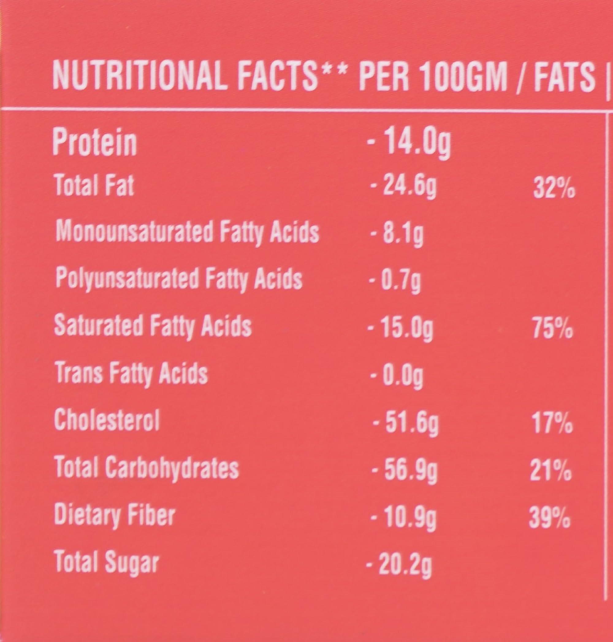 DR. BHADRE\'S DR. BHADRE\'S Moong Dal Protein Biscuits 400 gm (56 gm) with Desi Cow\'s Ghee & Almonds Digestive No Additives All-Natural Ingredients Gluten-Free